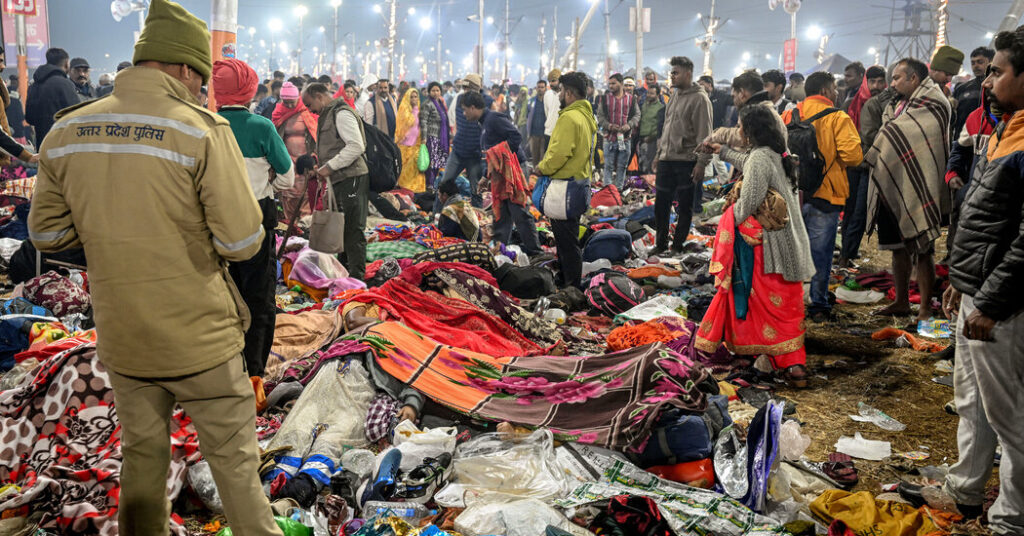 Stampede at India’s Maha Kumbh Mela Hindu Festival Leaves Pilgrims Hurt