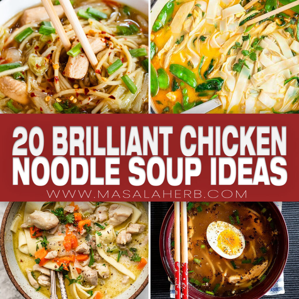 20 Brilliant Chicken Noodle Soups