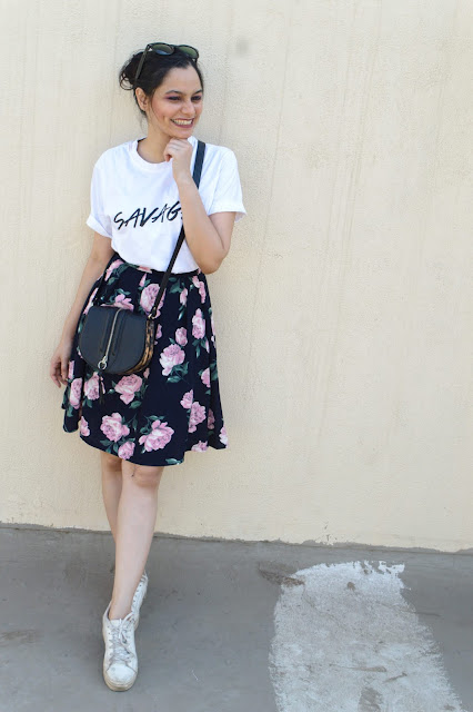 6 Ways to Wear A Floral Skirt