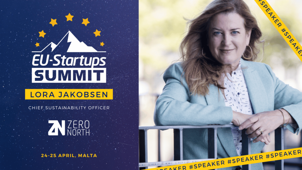 Lora Jakobsen, Chief Sustainability Officer at ZeroNorth, will speak at the EU-Startups Summit 2025!