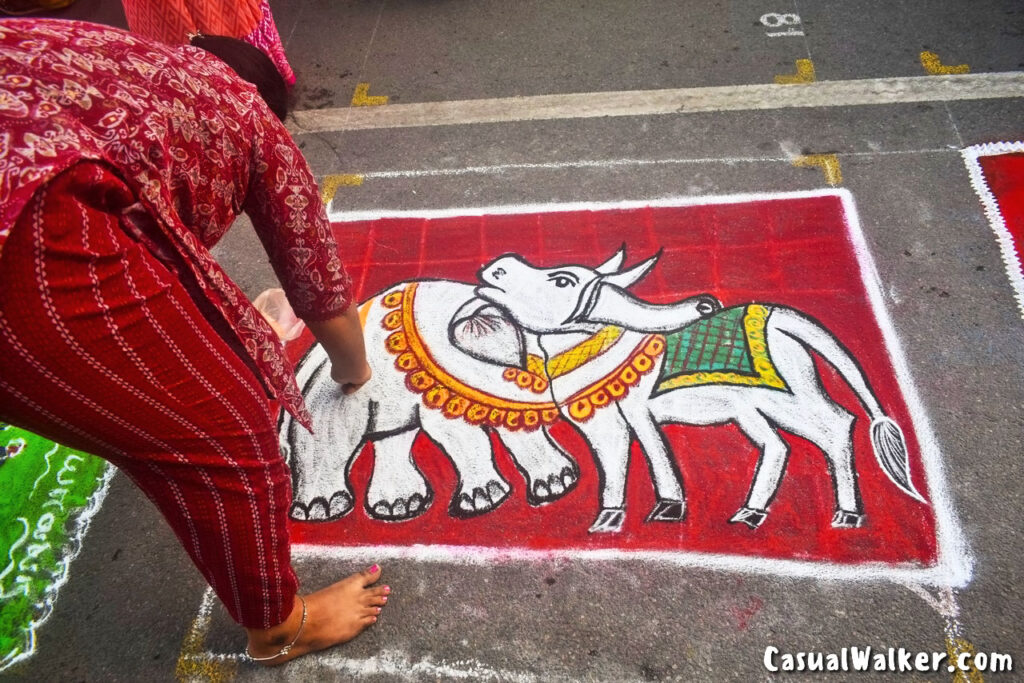 Sundaram Finance Mylapore Festival's Kolam Festival / Kolam Vizha – Largest Kolam & Rangoli Contest at North Mada Street, Mylapore : Explore Tradition with Our Travel Guide to This Iconic Cultural Celebration!