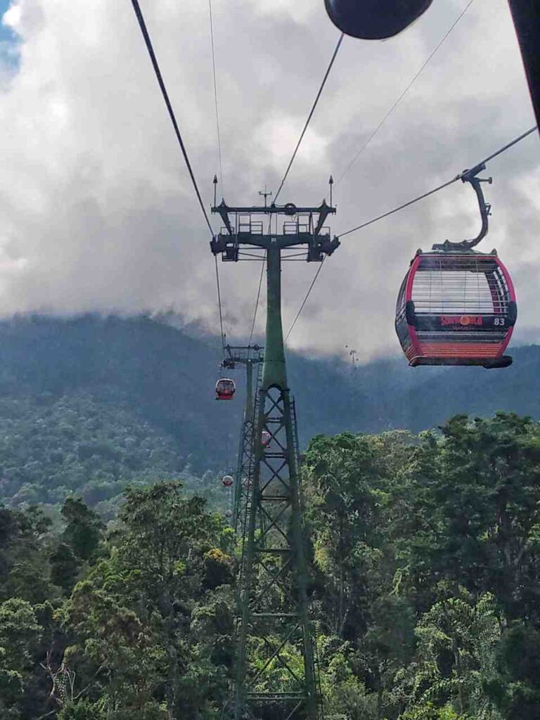 One of the longest cable car rides is in Vietnam