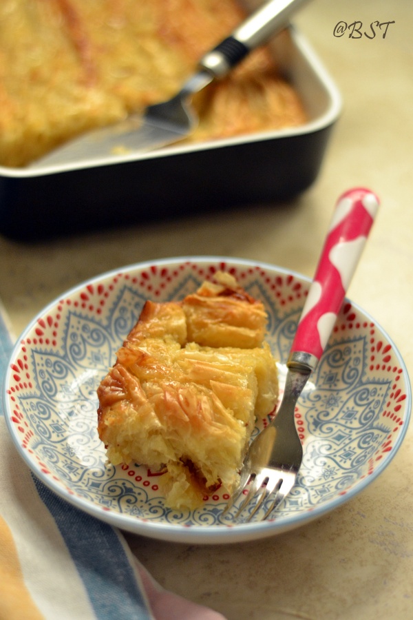 Phyllo Custard Tart | Phyllo Crinkle Cake