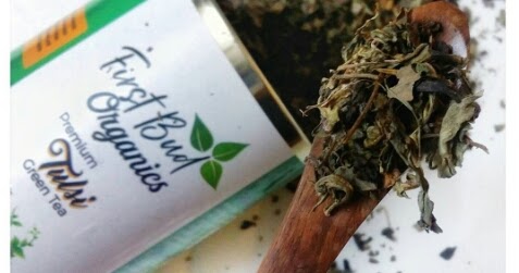 First Bud Organics Tulsi Green Tea Review