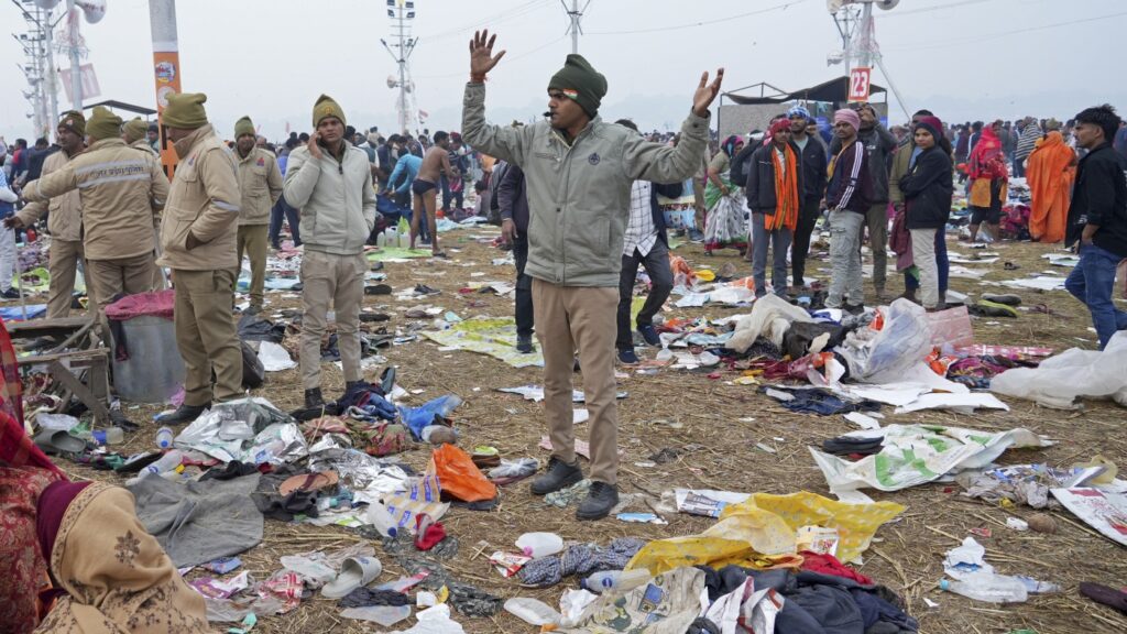 Several feared dead in stampede at Indian festival : NPR