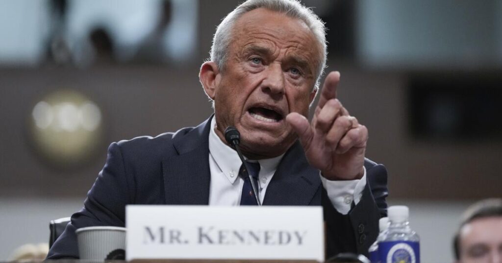 Senators question Robert Kennedy Jr. in fiery confirmation hearing