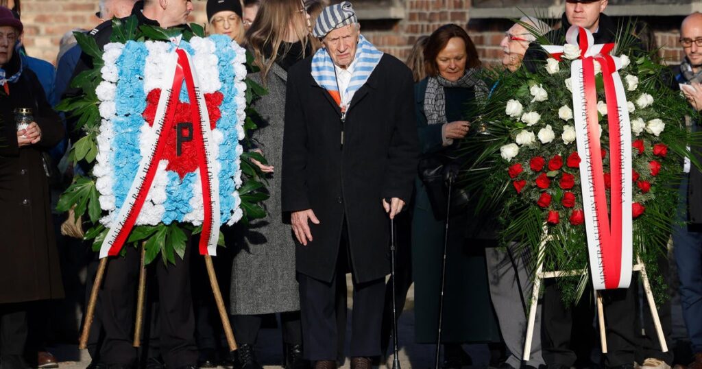 Auschwitz survivors the focus of ceremony for 80th anniversary of its liberation on Holocaust Remembrance Day