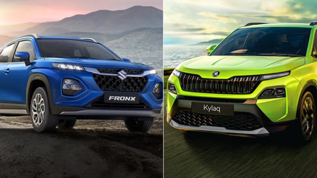 Skoda Kylaq Vs Maruti Fronx Specs Features Design Comparison