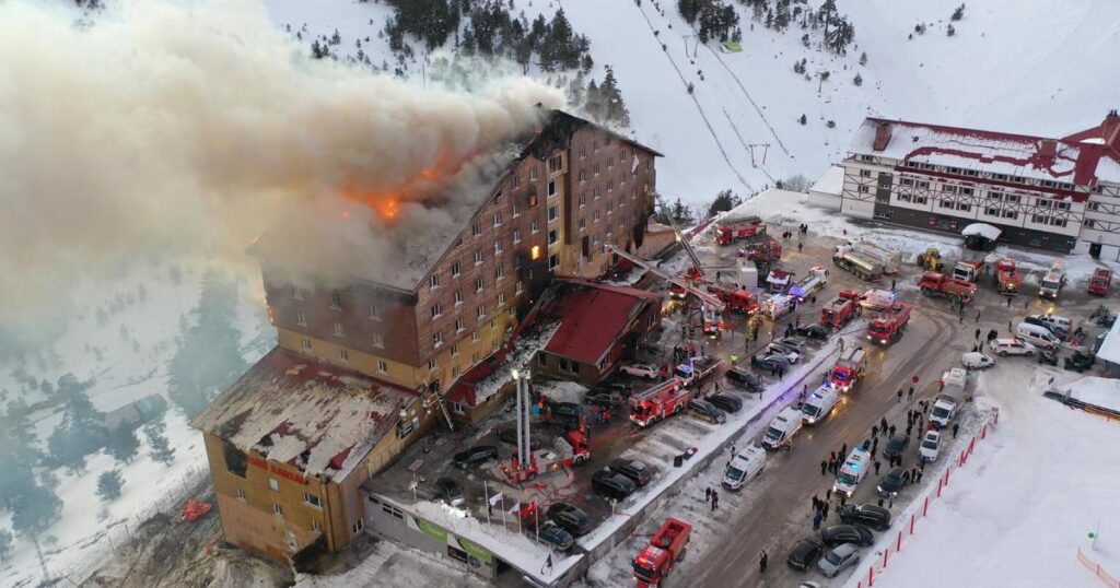 Fire tears through Turkey ski resort hotel, killing at least 76 people and injuring dozens more