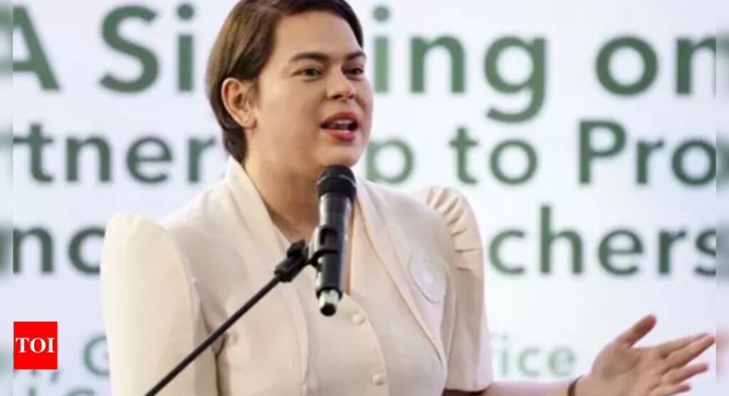 Philippine house votes to impeach VP Sara Duterte