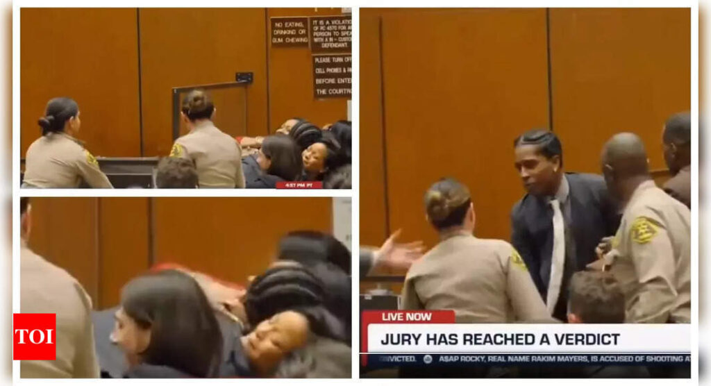 A$AP Rocky dives into Rihanna's arms after 'not guilty' verdict in assault trial; sparks meme fest online - WATCH |