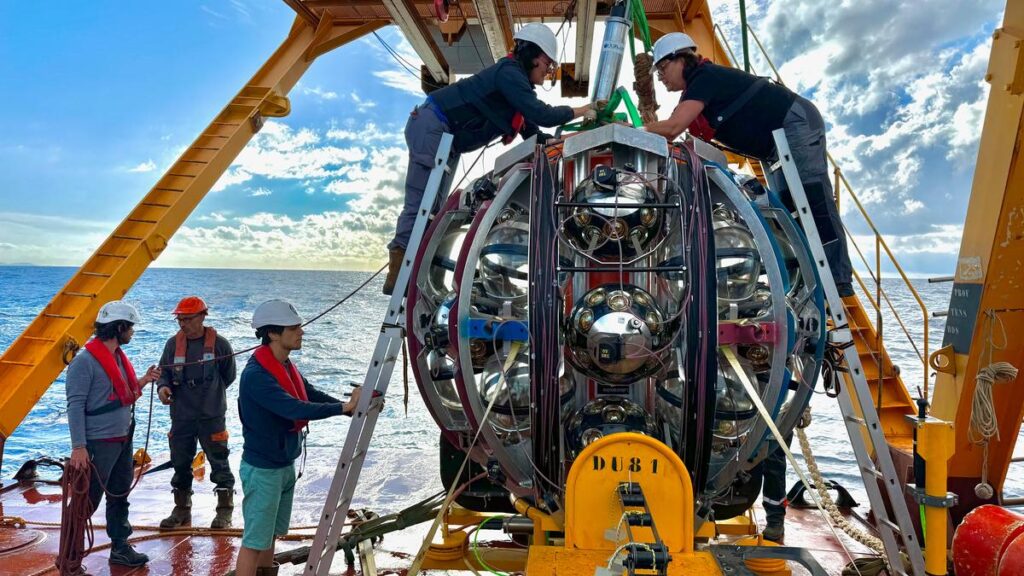 High-energy cosmic neutrino detected under Mediterranean Sea