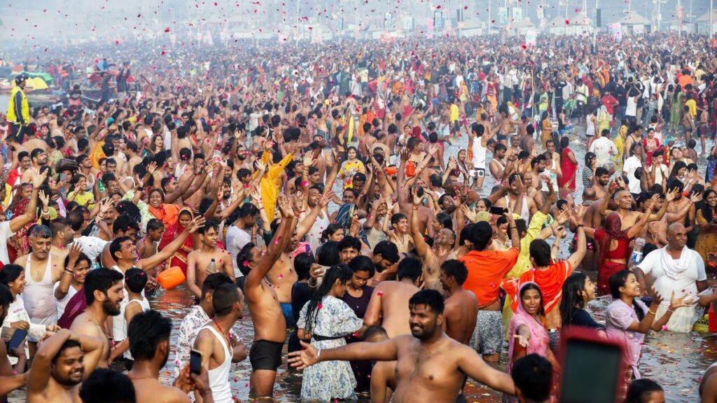 Over 1.4 crore people take holy dip on Sivaratri as Maha Kumbh draws to a close