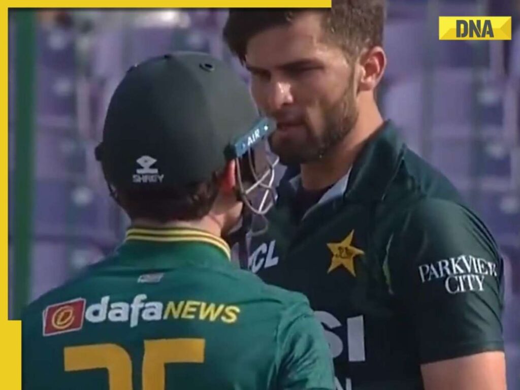 Watch: Shaheen Afridi involved in heated on-field altercation with Matthew Breetzke, Khushdil pushes away SA batter