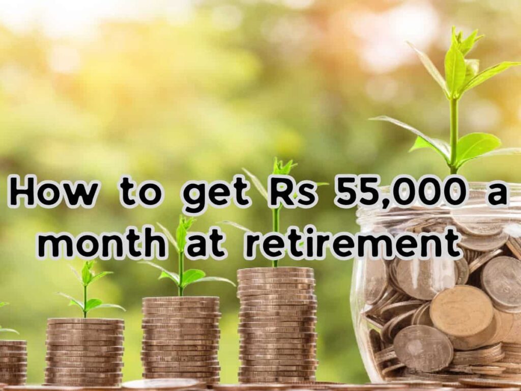 SIP and One-time Investment in Retirement Planning: How you may get 55,000 monthly amount at retirement if your age is 30, 35, 40, or 45 years