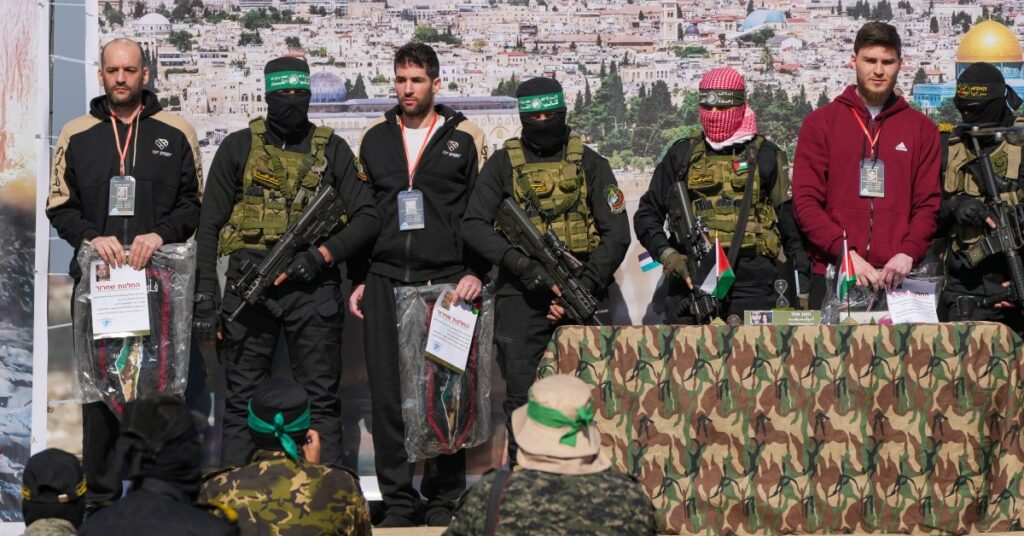 Hamas Frees Three Hostages As Fragile Gaza Cease-Fire Holds