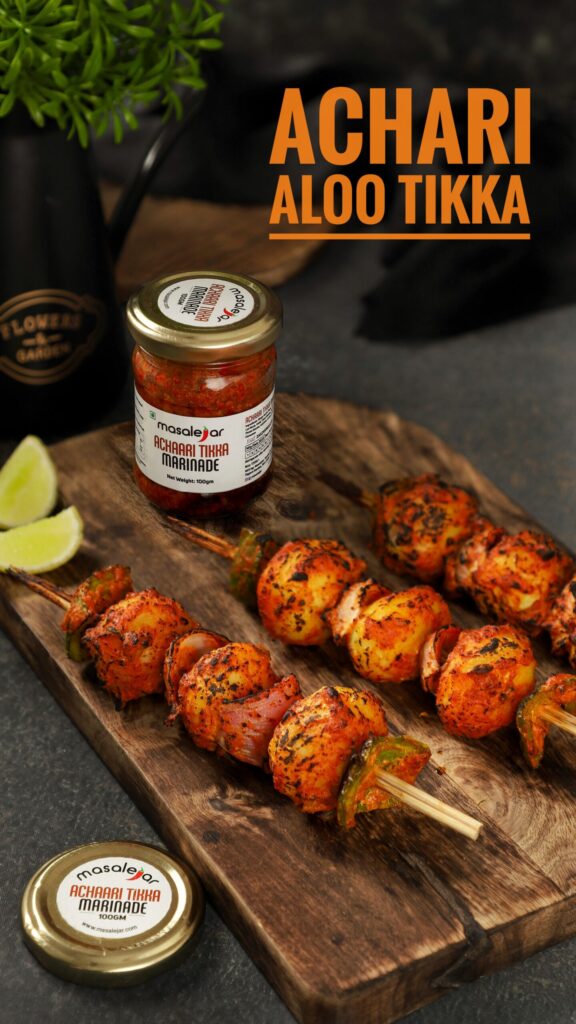 Achari Aloo Tikka 2.