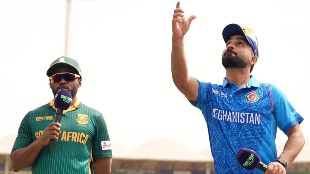 Afghanistan vs South Africa LIVE SCORE, Champions Trophy 2025: Mohammad Nabi draws first blood against South Africa