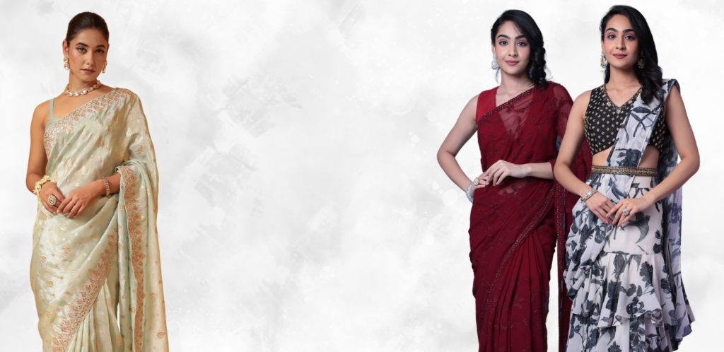 Best Party Wear Sarees to Elevate Your Celebration Look with Zari Jaipur