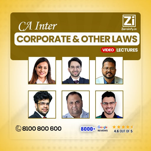 CA Inter Corporate and Other Laws Video Lectures