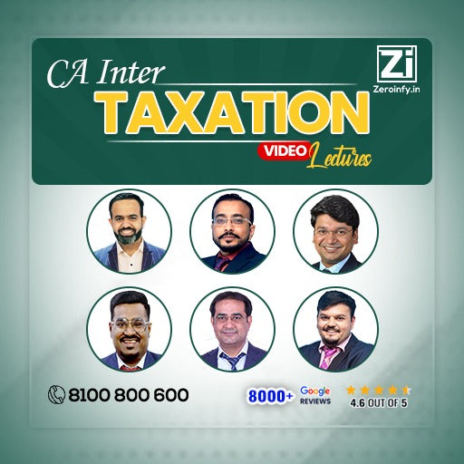 CA Inter Taxation Video Lectures by Top Teachers