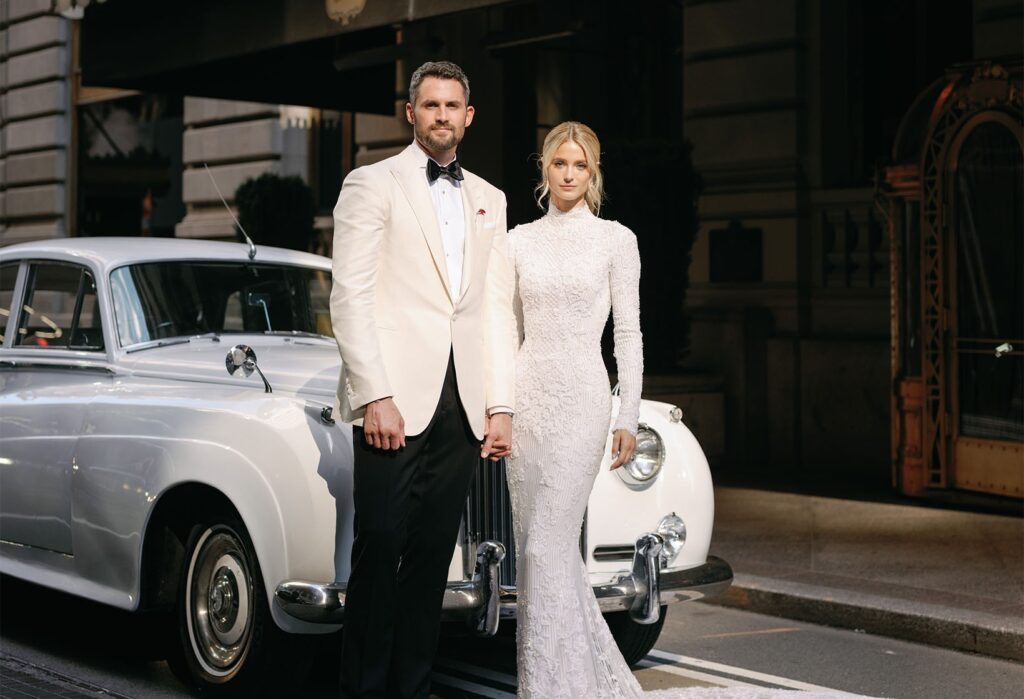 Kate Bock and Kevin Love Old New York-Inspired Wedding