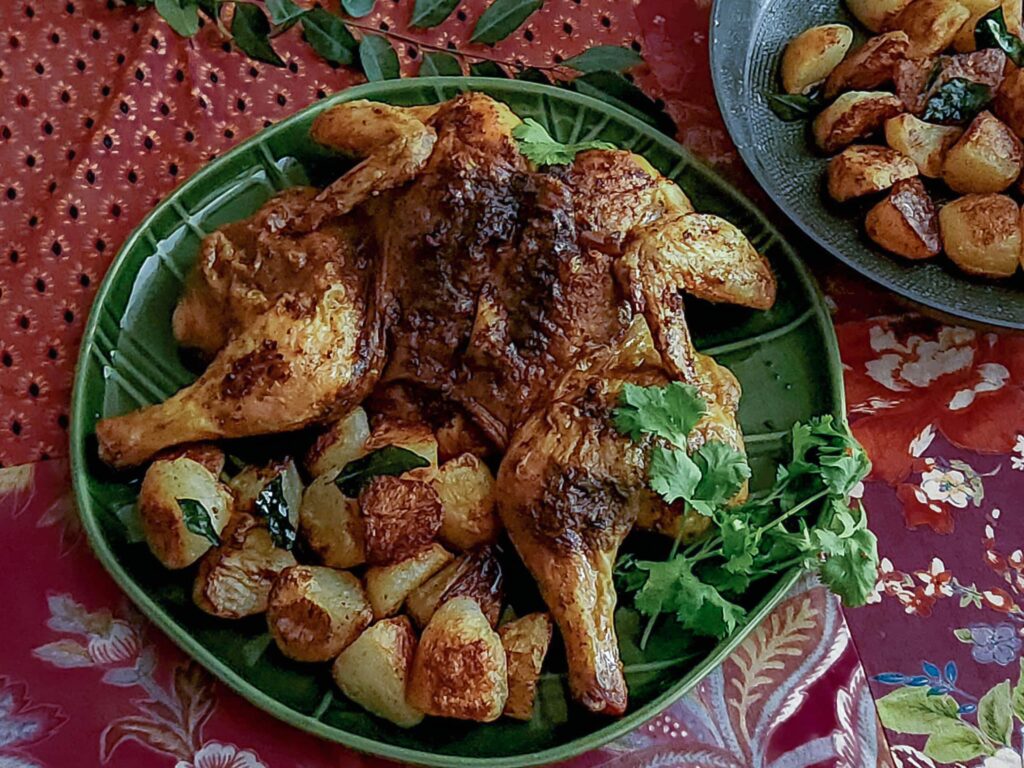 Easy Masala Roast Chicken - Quichentell