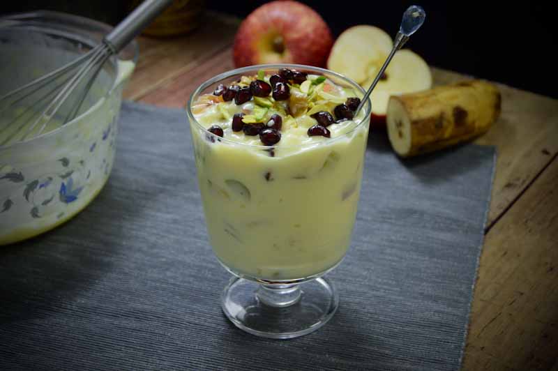 Fruits and Nuts Custard - Desserts