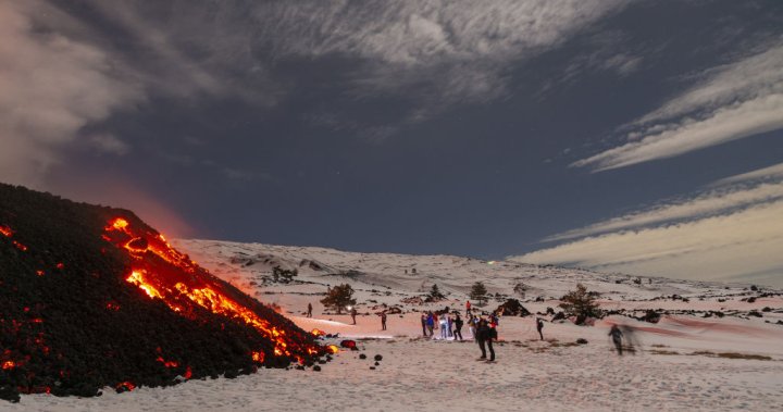 Tourists, skiers are getting too close to Mount Etna’s lava, officials warn - National