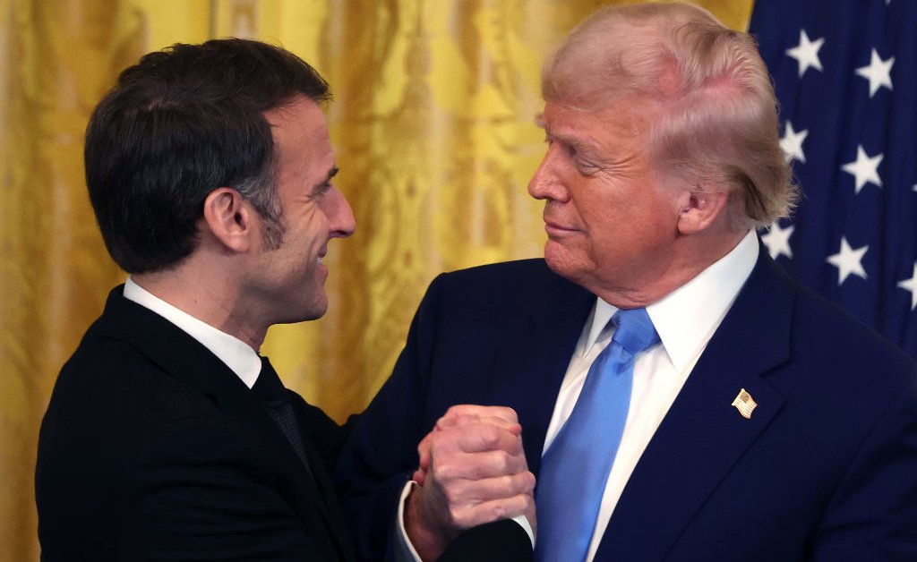 In Correcting Trump, Macron Sends Message on Ukraine Peace Deal