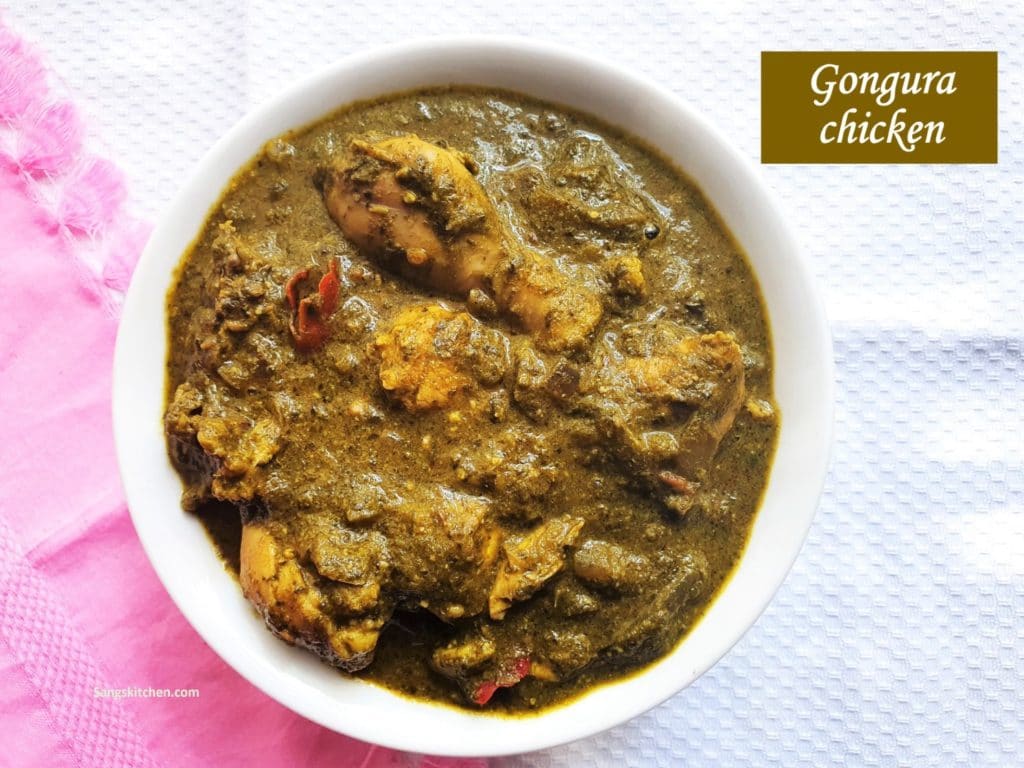 Gongura chicken