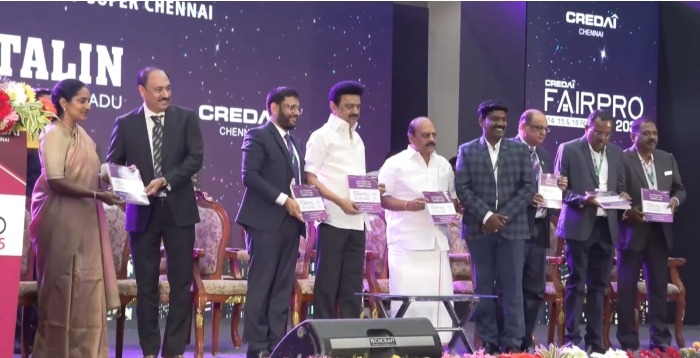 Hon’ble Chief Minister of Tamil Nadu Unveils ‘SUPER CHENNAI’ at the Inaugural Ceremony of the 17th Edition of FAIRPRO 2025 | The Property Times