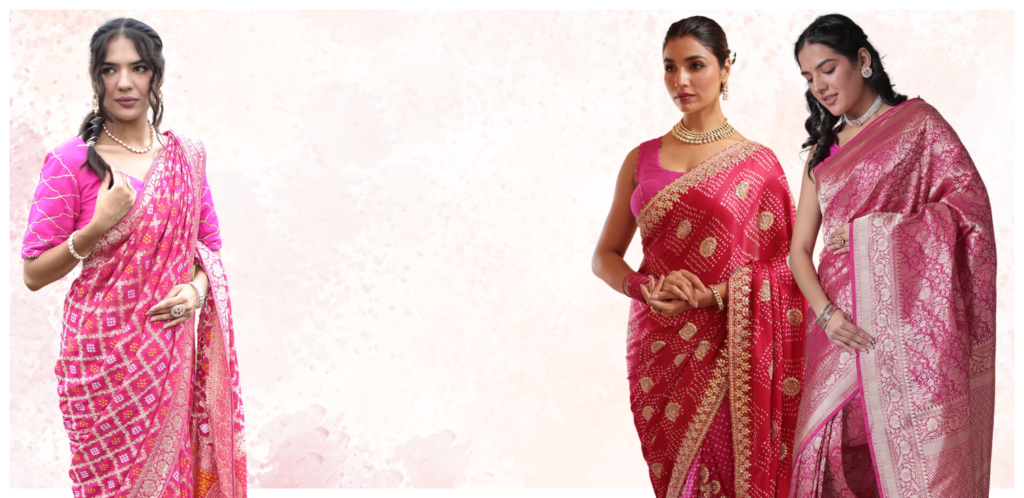 Buy Latest Leheriya, Bandhej & Banarasi Wedding Saree Online
– Zari Jaipur