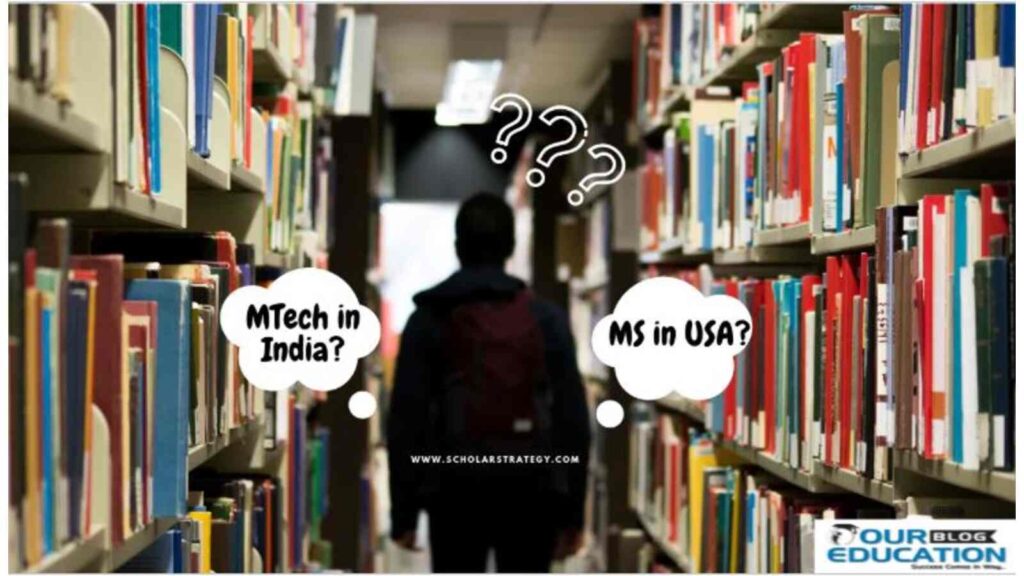 M.Tech in India or MS in US