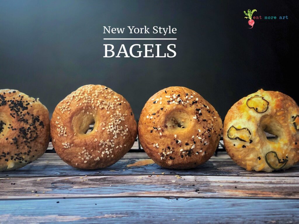 New York Style Bagels | Eat More Art