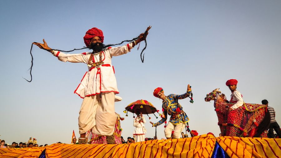 The Pushkar Camel Fair Rajasthan.