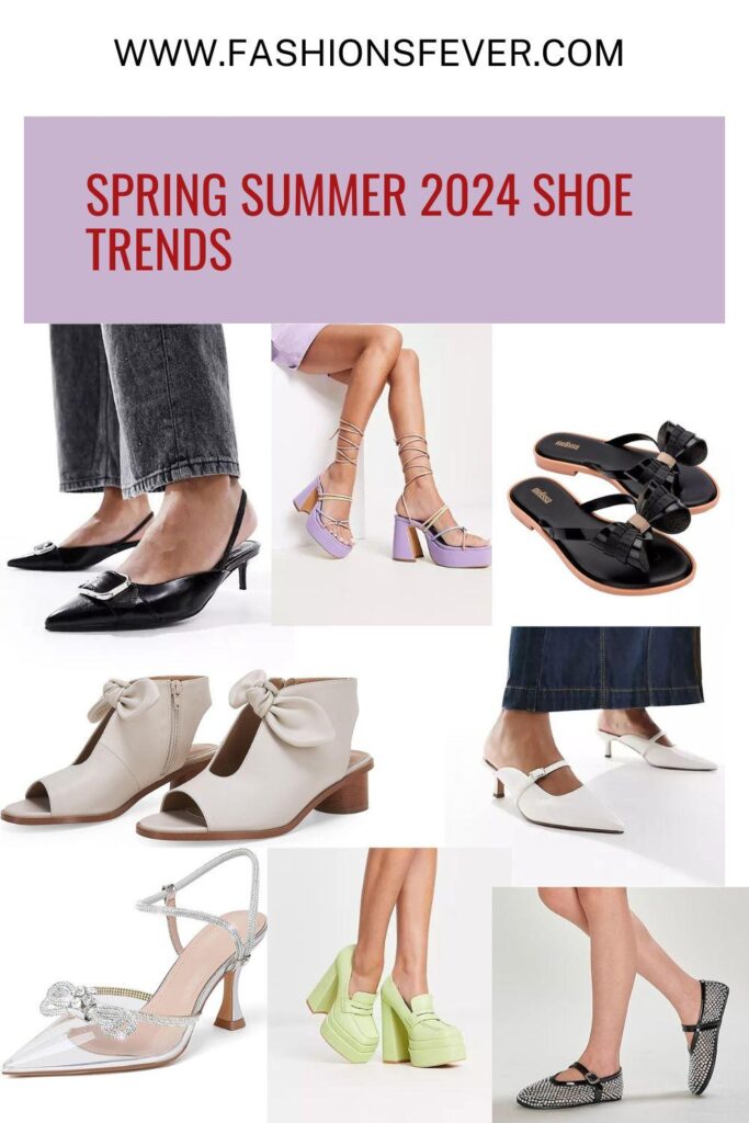 Spring Summer 2024 Shoe Trends