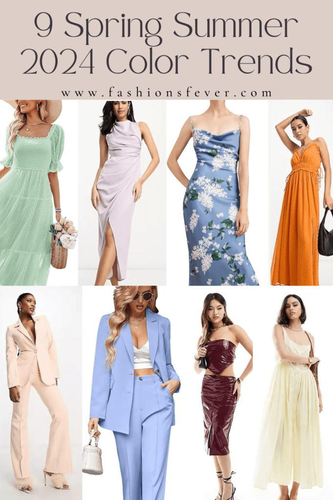 Spring Summer 2024 Color Trends