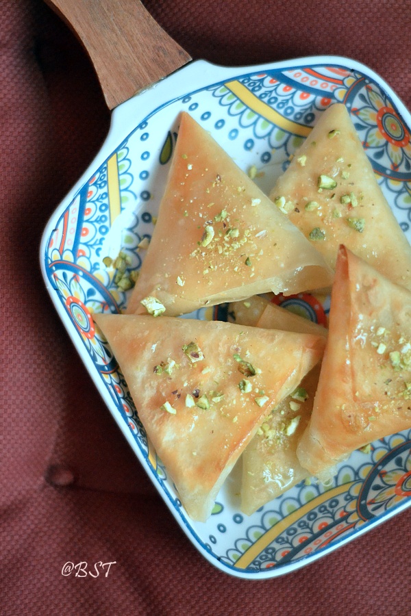 Sweet Cheese Samosas - The Big Sweet Tooth