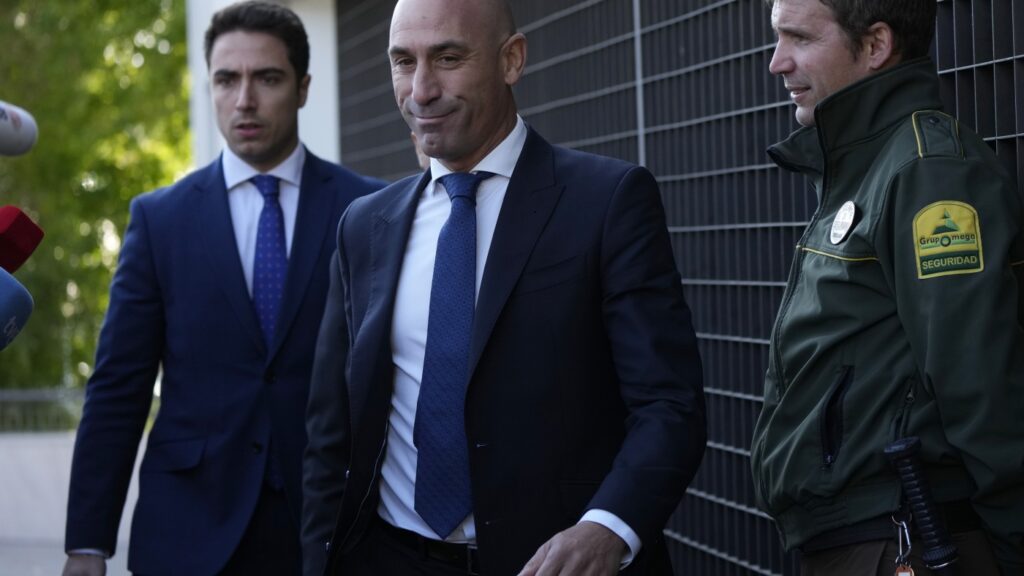 Ex-Spain soccer official Rubiales goes on trial for unsolicited kiss : NPR