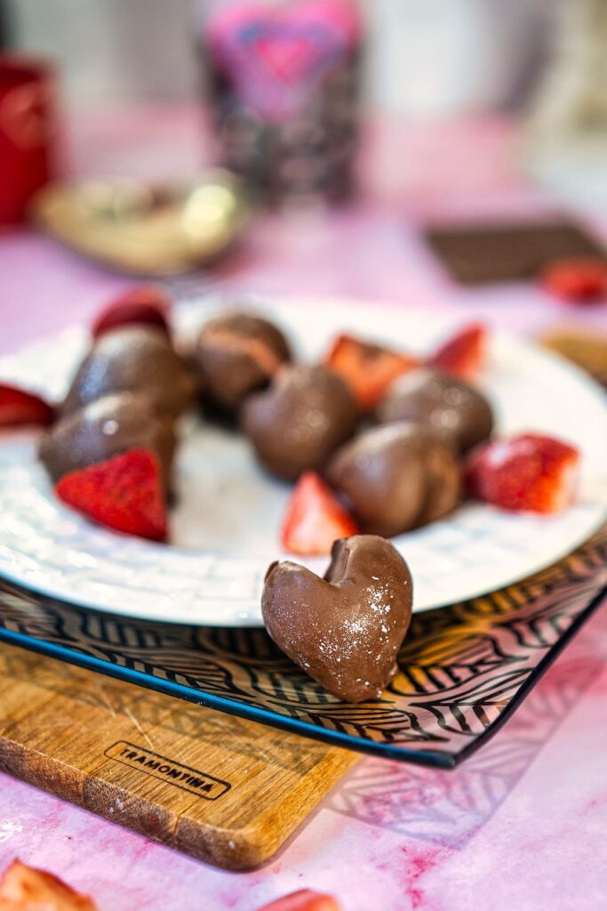 Chocolate Strawberry Hearts