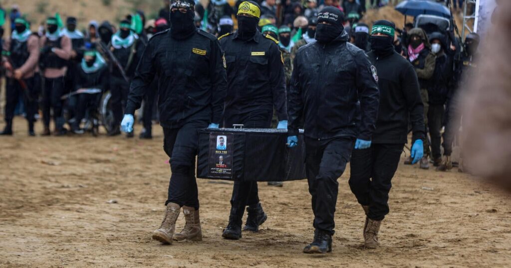Hamas returns bodies of 4 Israeli hostages, believed to include mother and her 2 young children