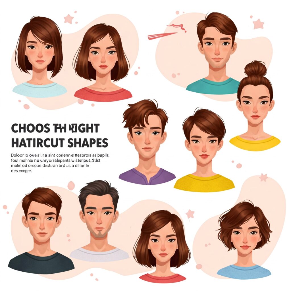 how to choose right haircut for face shape