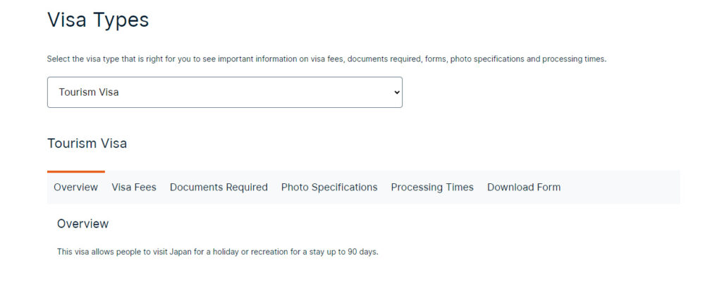 Applying for the Japan Tourist Visa through VFS New Delhi