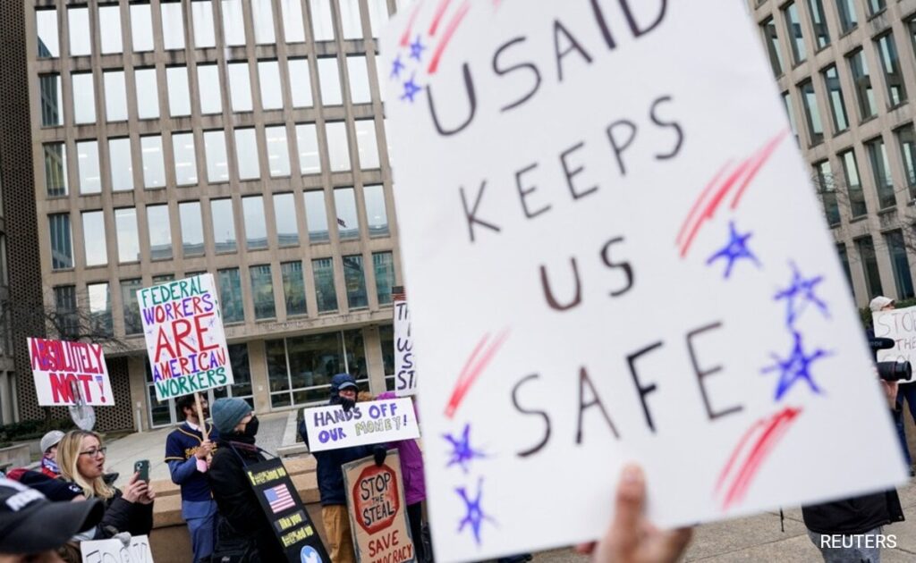 Protests In US Against Trump, Musk And Closing Of USAID