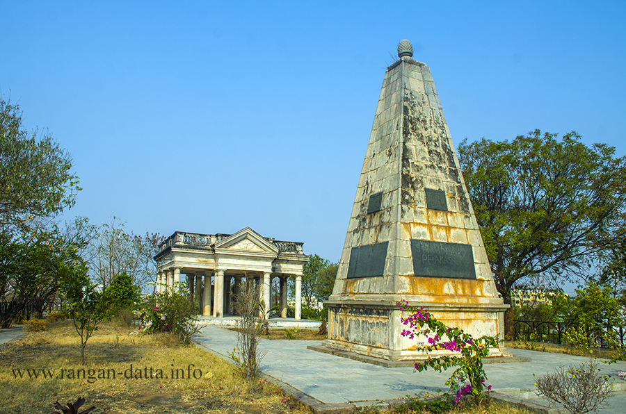 The pavilion and obelisk of Raymond’s Tomb