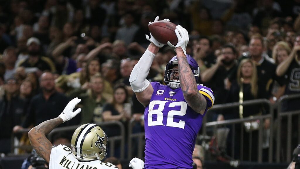 Ex-NFL player Kyle Rudolph discusses Vikings' QB decision, referees, the Super Bowl and NFL Draft giveaways