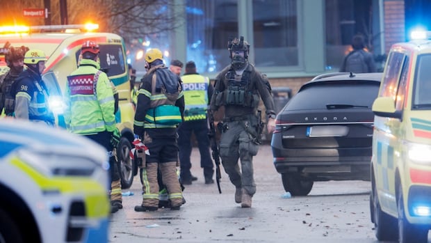 Police say gunman among dead in 'worst mass shooting in Swedish history'