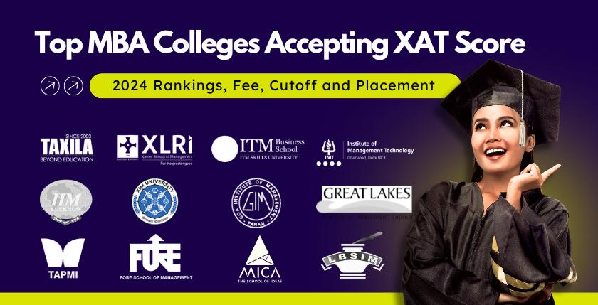 top mba college accepting xat score