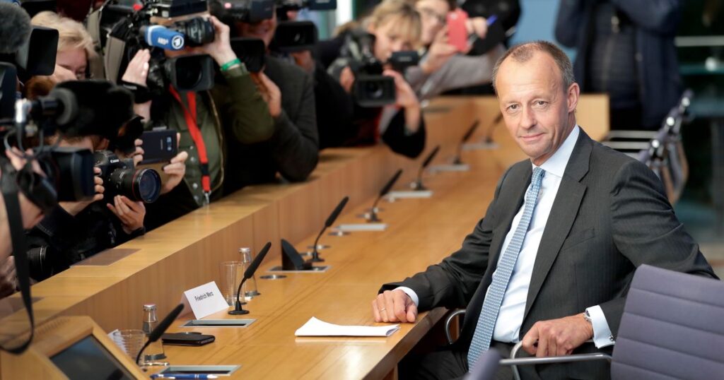 Friedrich Merz on course to take Germany’s top job after election, vows to unite Europe